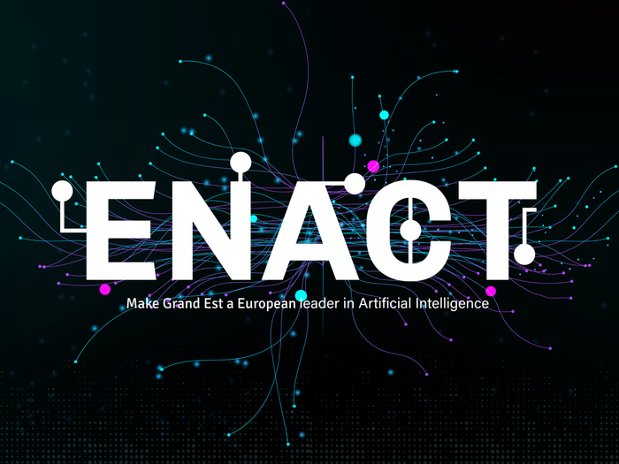 Logo du Centre Européen en Intelligence Artificielle par l’Innovation ENACT